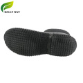 Cold binding black outsole knee rubber boots for fishing